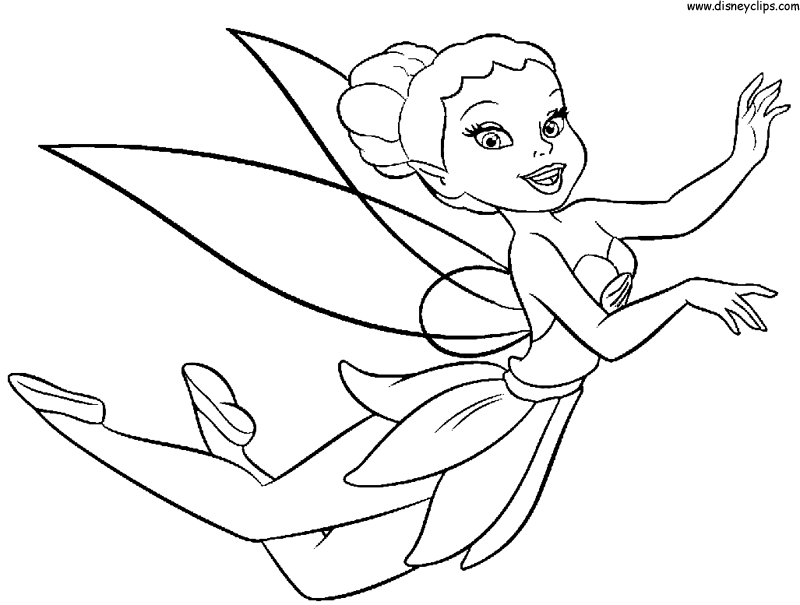 800x605 Disney Fairies Coloring Pages
