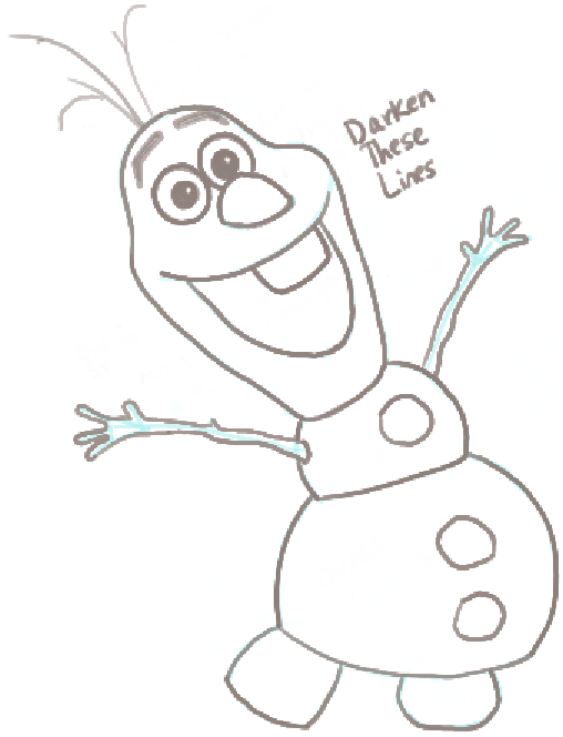 508x664 Drawn Pice Olaf