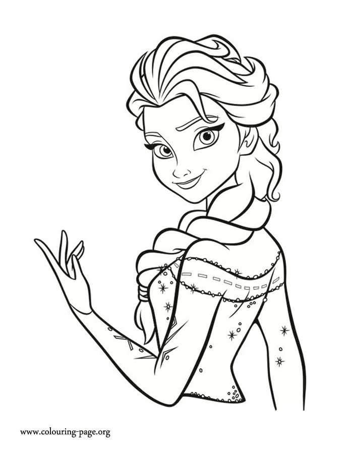 700x892 Disney Frozen Elsa Coloring Pages