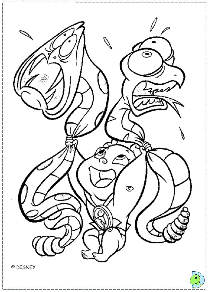 691x960 Disney Hercules Coloring Pages