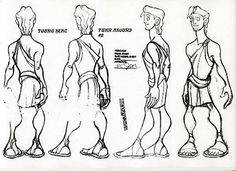 236x171 Model Sheet From Hercules By Ken Duncan Disney's Hercules