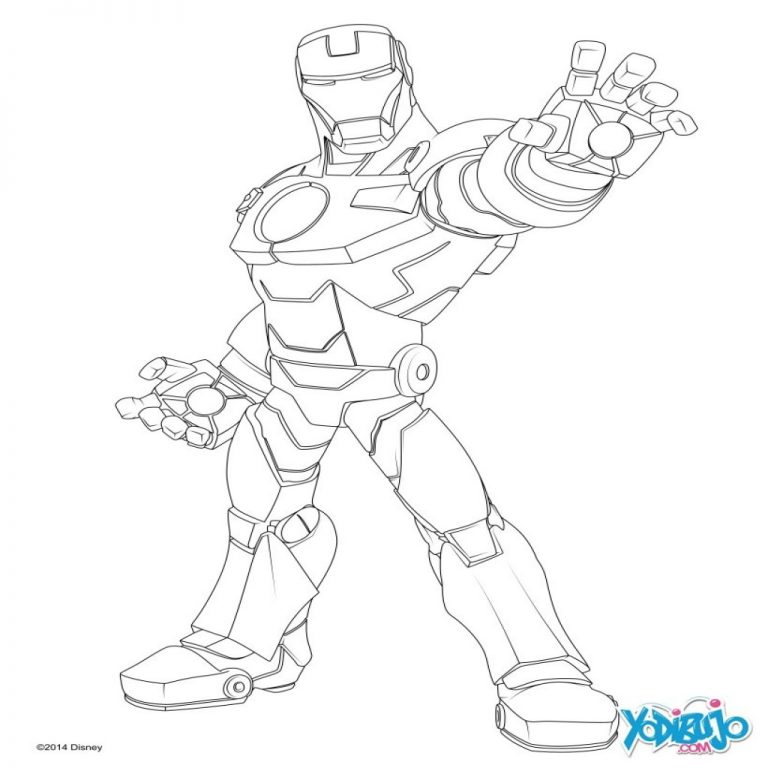 768x768 Disney Infinity Iron Man Coloring Pages Sketch Coloring Page
