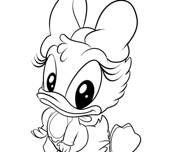 678x600 Baby Disney Characters Coloring Pages Coloring Page