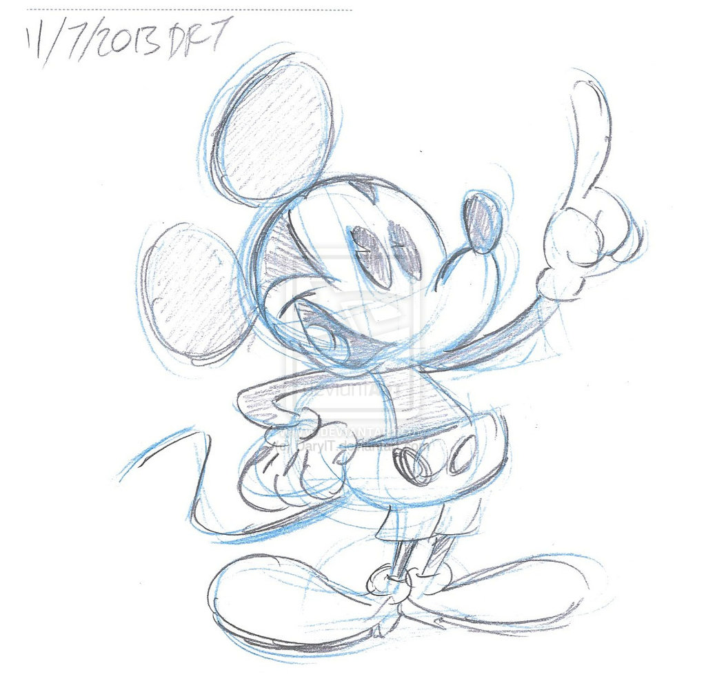 Disney Mickey Mouse Drawing at GetDrawings | Free download