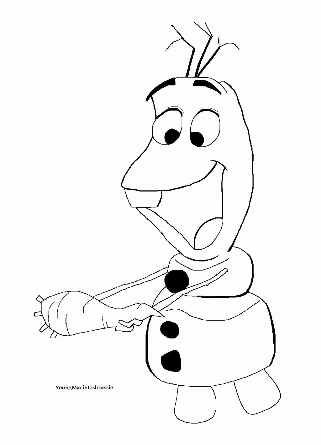 1024x1417 50 Awesome Pics Of Olaf Coloring Page