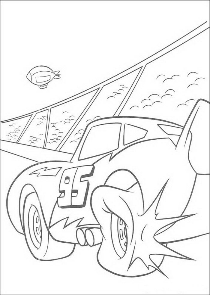 700x980 Coloring Page Cars (Pixar)