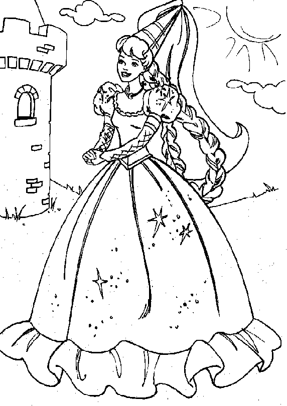 572x810 Barbie Princess Coloring Pages Disney Coloring Pages