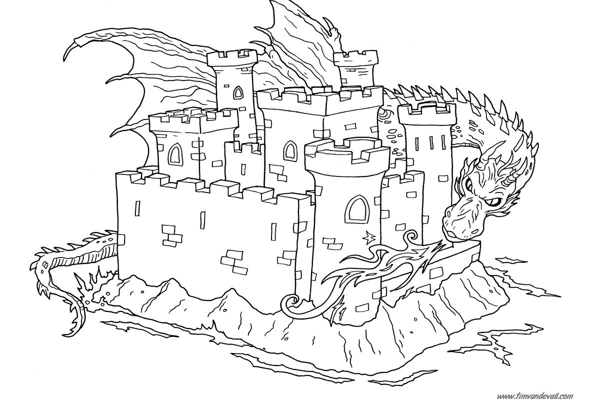 1200x800 Edinburgh Castle Coloring Page Free Printable Pages Kids Disney