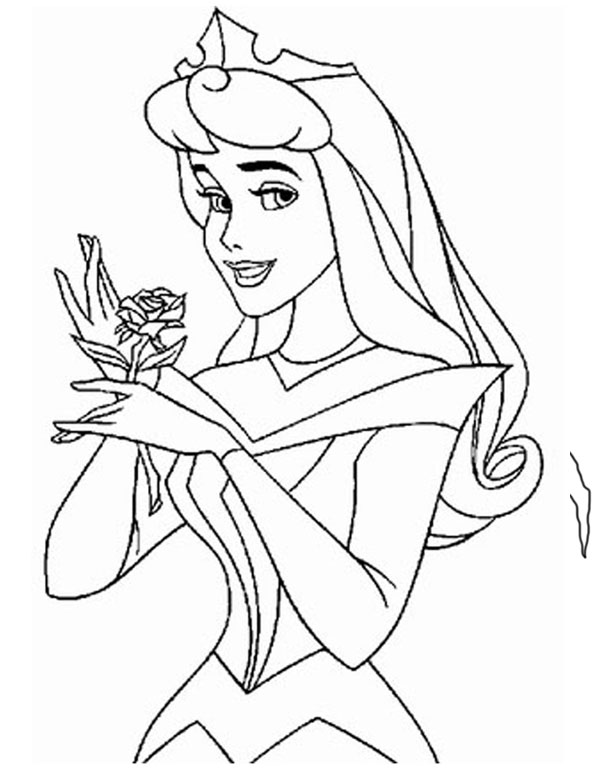 595x770 Disney Princess Coloring Page