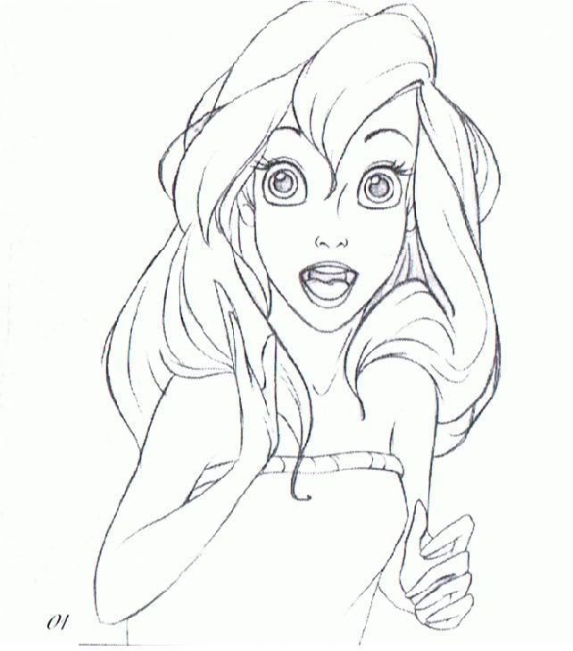 642x729 Drawn Princess Character Sketch