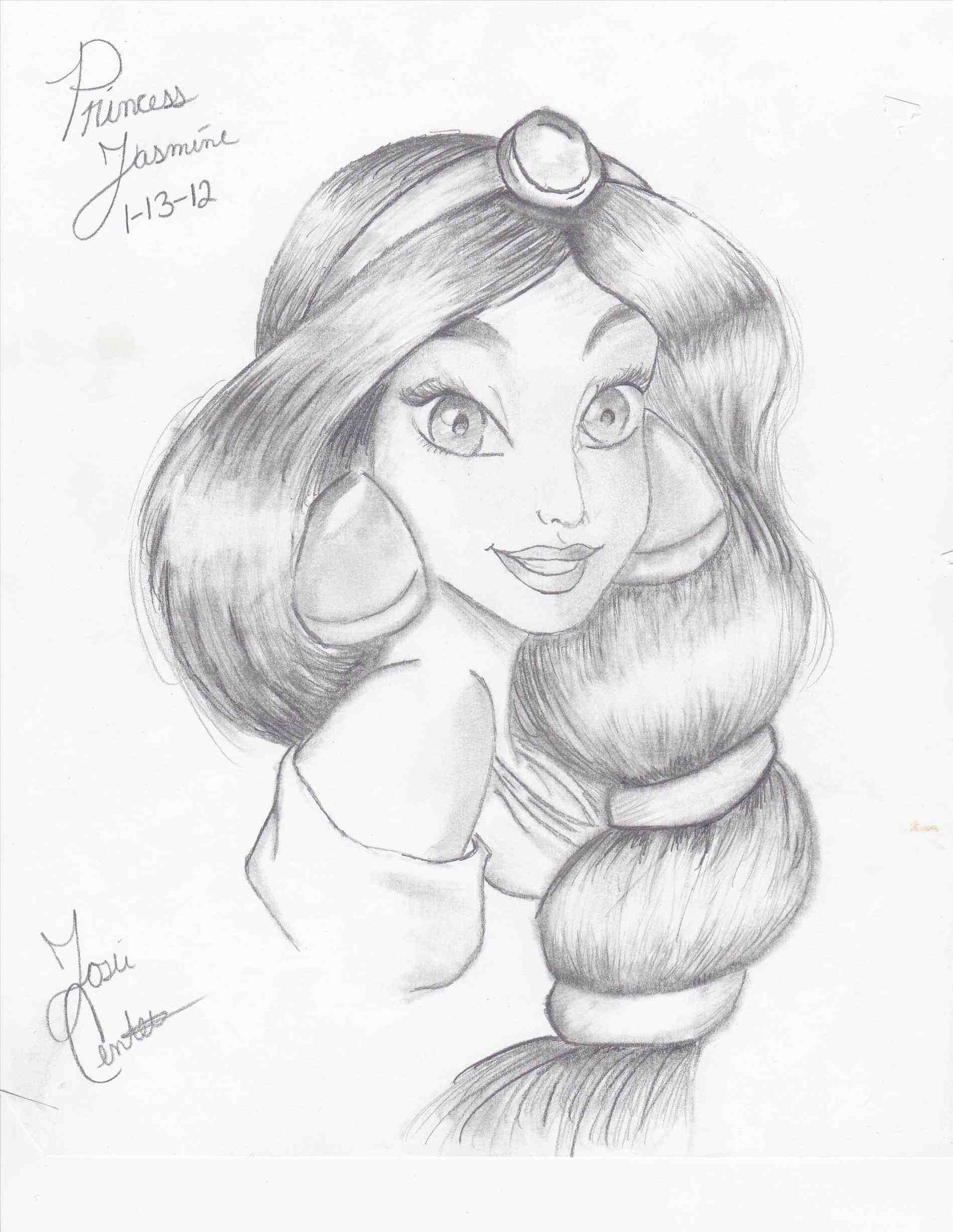 1899x2456 Drawings Of Disney Princess Jasmine