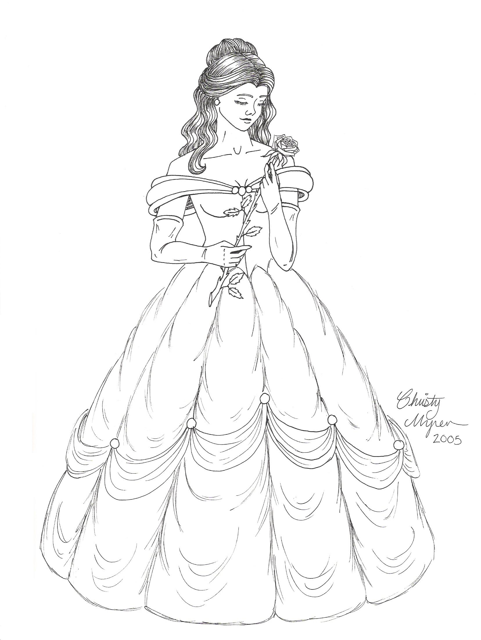 Disney Princess Pencil Drawing at GetDrawings Free download