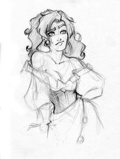 236x312 Rough Pencil Sketch, Digital Colored In Gimp. Nothing Big Here