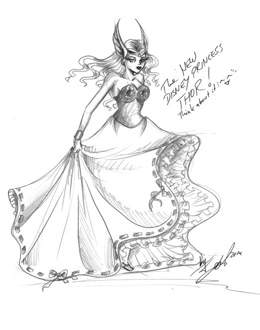 522x661 Thor Disney Loelnew Disney Princess Thor By Loeljgrey