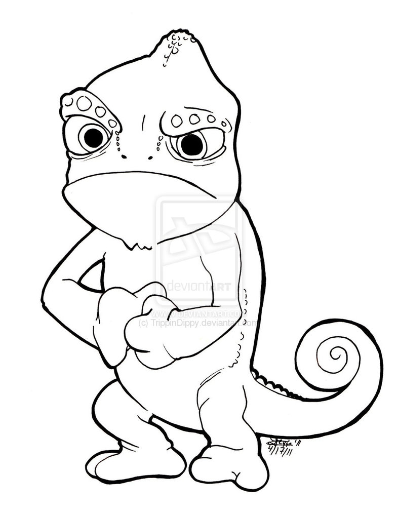 786x1017 Coloring Pages Tangled Pascal
