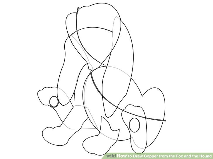 728x546 How To Draw Copper From The Fox And The Hound 8 Steps