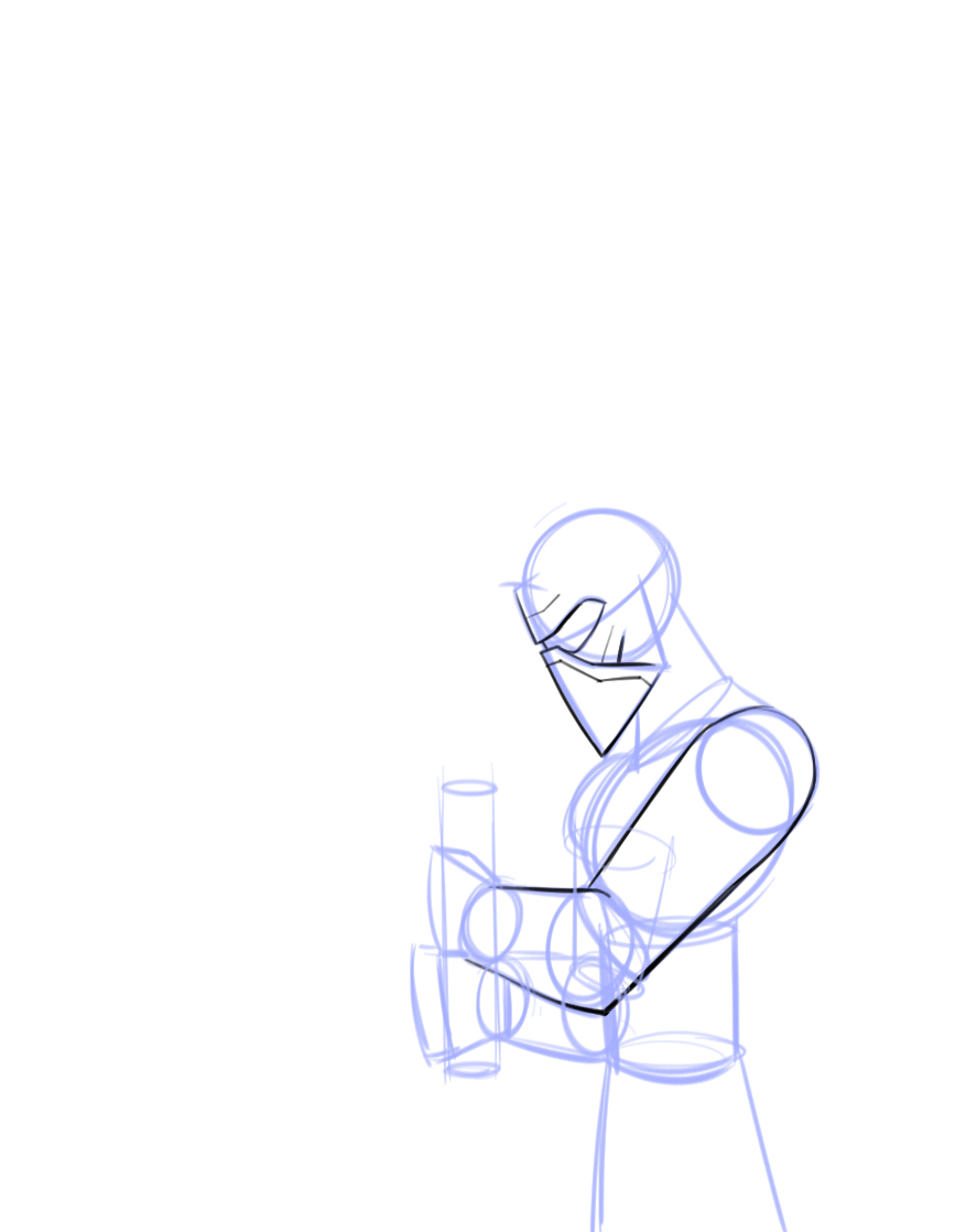 867x1118 How To Draw Kylo Ren, Disney Infinity Style