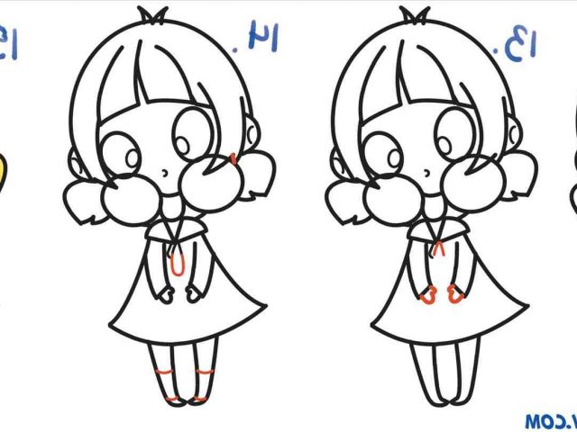 640x480 The Images Collection Of Drawing Ideas For Girls Step By Step Draw