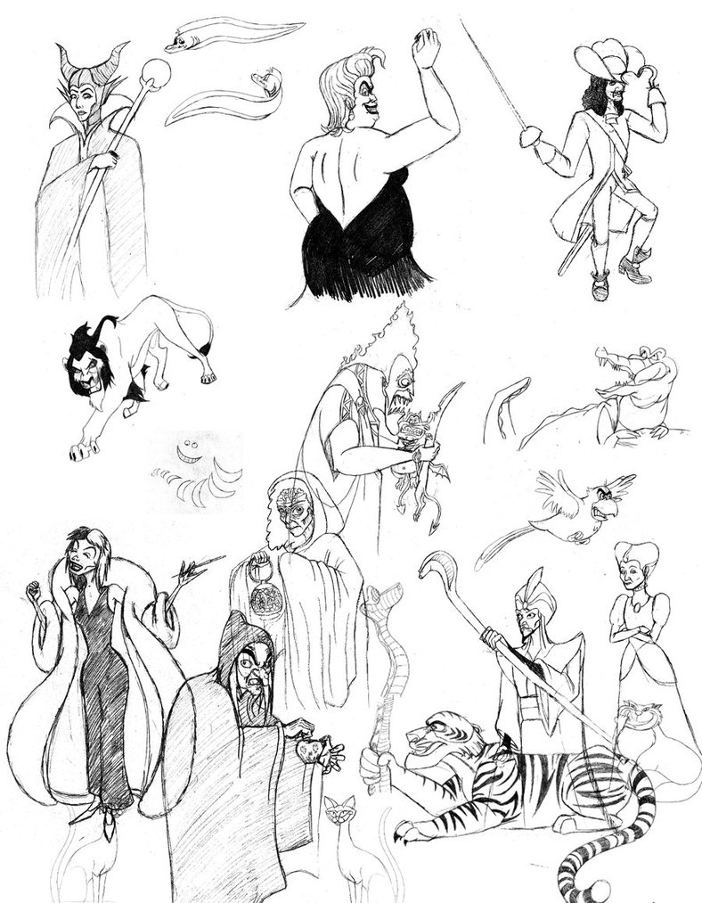 788x1013 Disney Villain Poster Layout By Hatedlove6