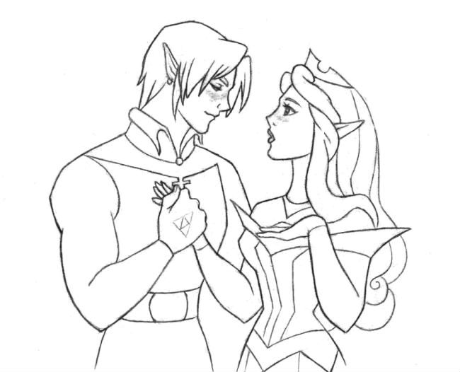 650x526 Link And Zelda Disney Style Ii By Rjhalfbreed