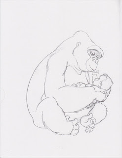 247x320 Disney Tarzan Circa 130 Production Photocopies Of Model Sheets