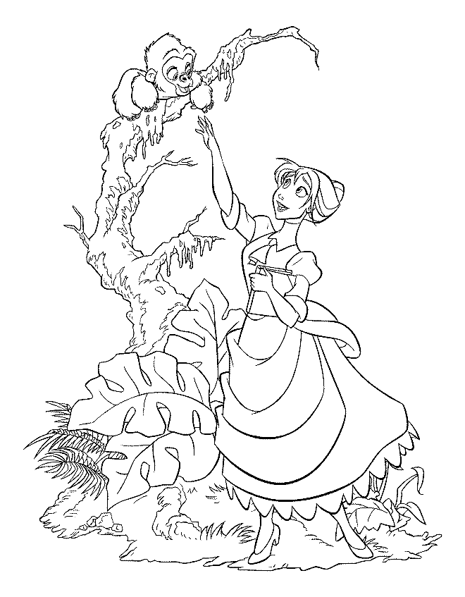 660x847 Tarzan Coloring Page Disney Coloring Page