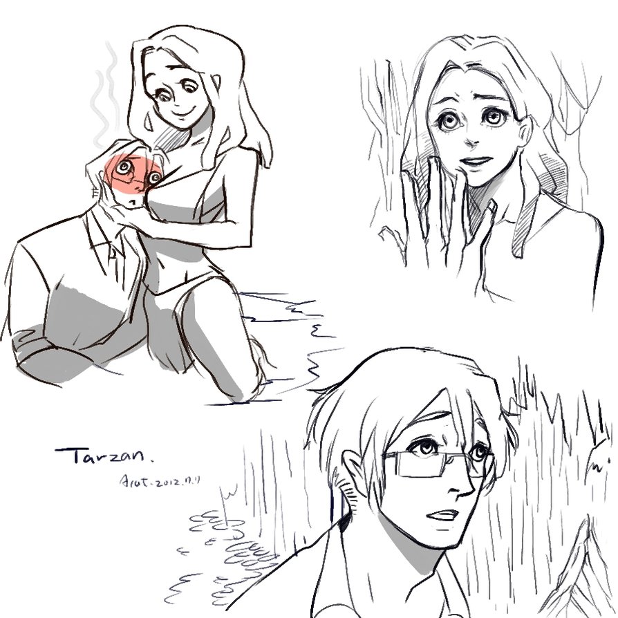 894x894 Disney's Tarzan In Reverse By Wortcat