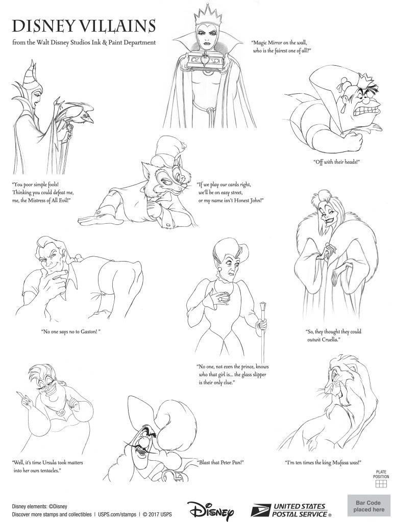 772x1024 Mail Your Favorite Disney Villain