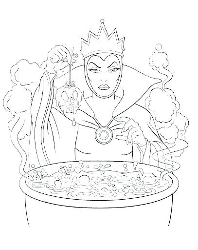 407x512 Disney Villains Coloring Pages