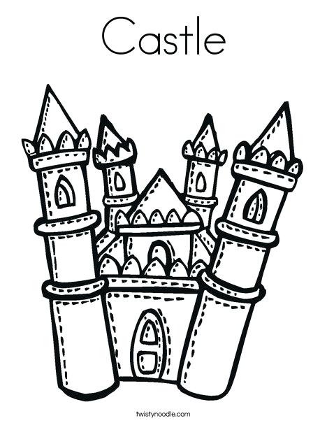 Disney World Castle Drawing