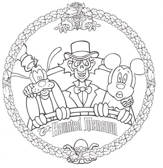 564x580 Coloring Page Disney World