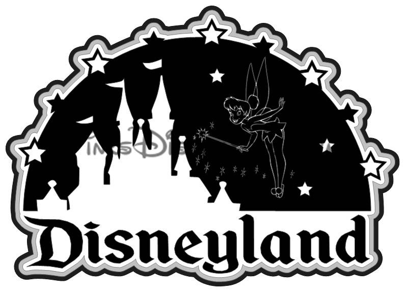 795x573 Disneyland Svg Tinkerbell Castle Retro Title Scrapbook Vacation