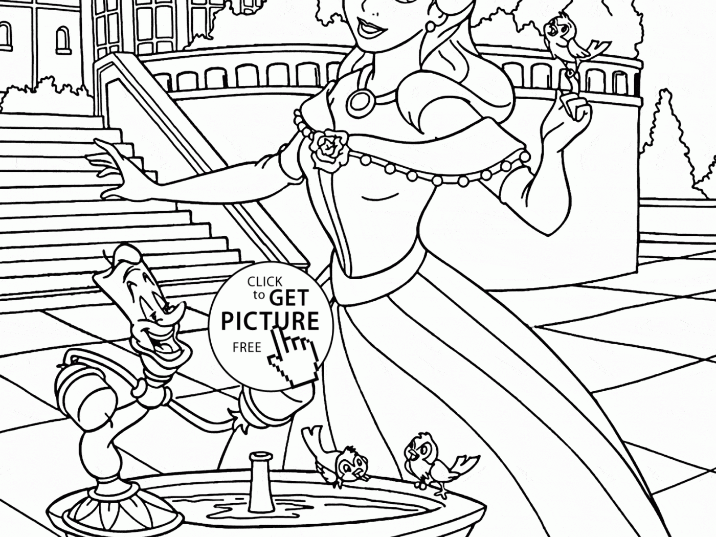 1400x1050 Free Printable Castle Coloring Pages For Preschool Wonderful