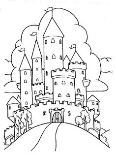 236x315 Castle Coloring Pages
