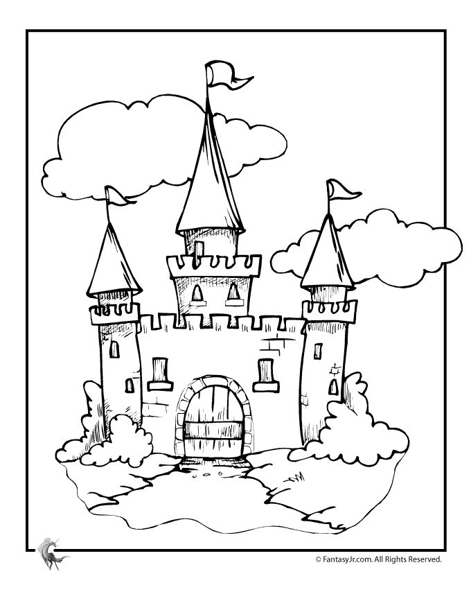 680x880 Drawn Palace Cinderella's Castle