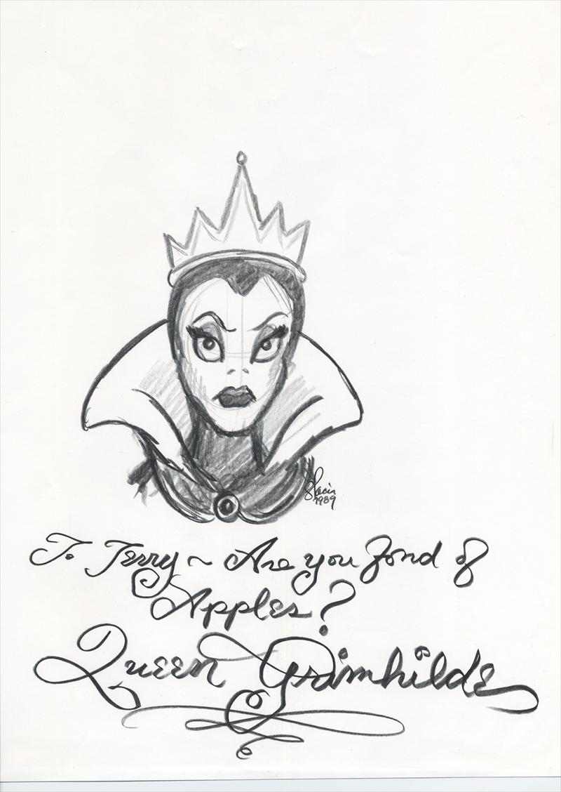 800x1128 2 Original Drawings By Disneyland Artist