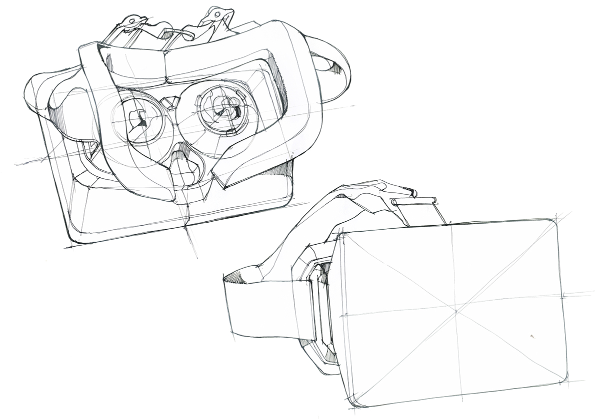 1200x839 Virtual Reality Head Mounted Display Concept Development Stage