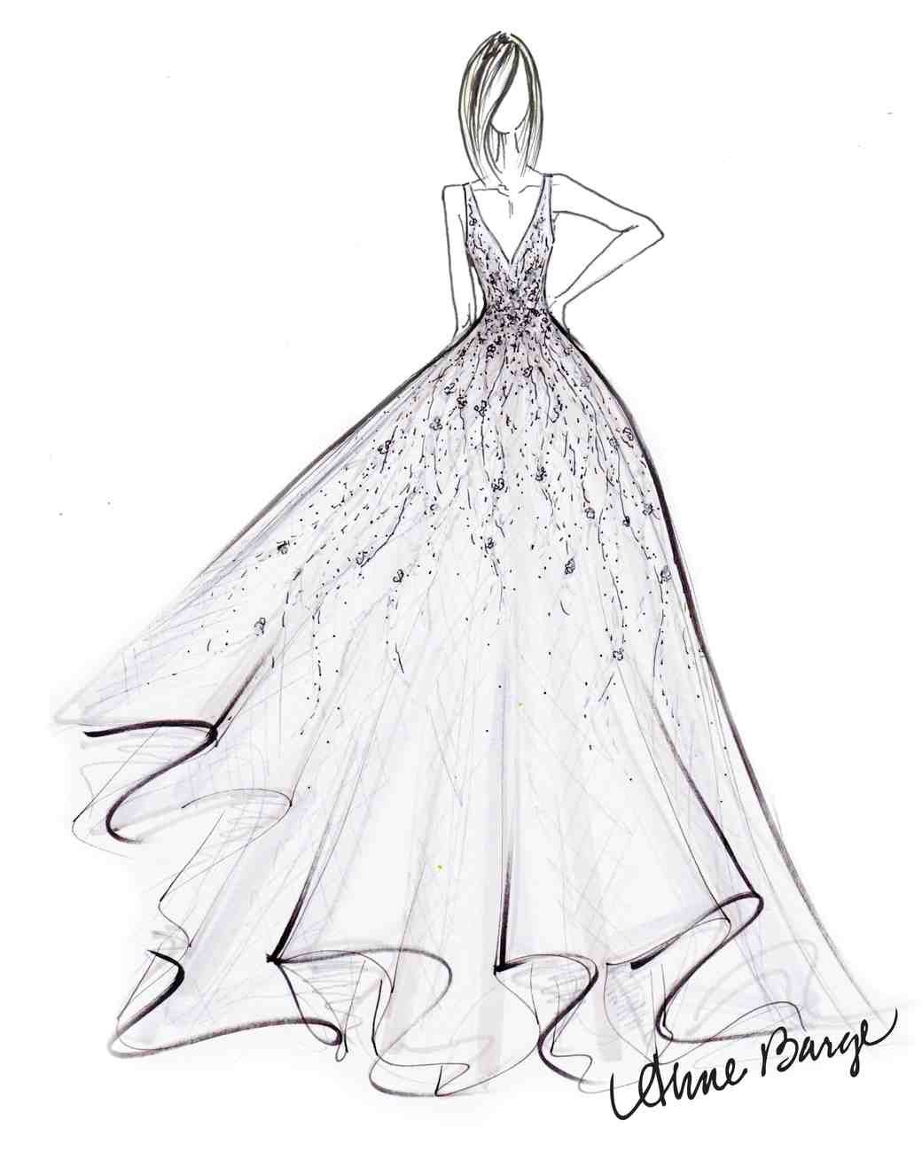1040x1299 Wedding Ideas We Love Have A Sketch Made Of Your Designer Bridal
