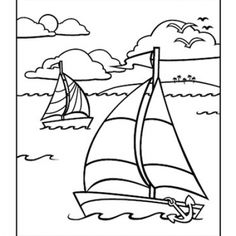 236x236 Free Printable Nautical Coloring Pages On Hand Drawn Antique