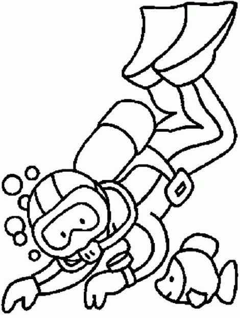 470x622 Scuba Diving Amp Coloring Book