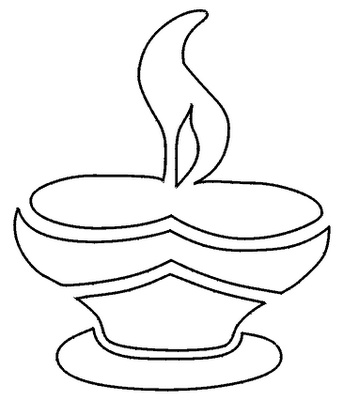 Diwali Diya Drawing at GetDrawings | Free download