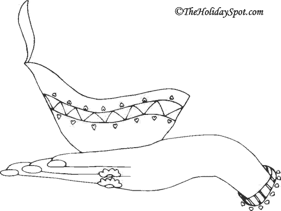 550x413 Diwali Images To Color