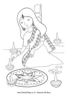 225x320 Site With Multiple Coloring Pages And Coloring Cards For Diwali