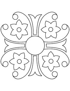 236x305 Rangoli Colour By Number 4 Color By Number For Adults