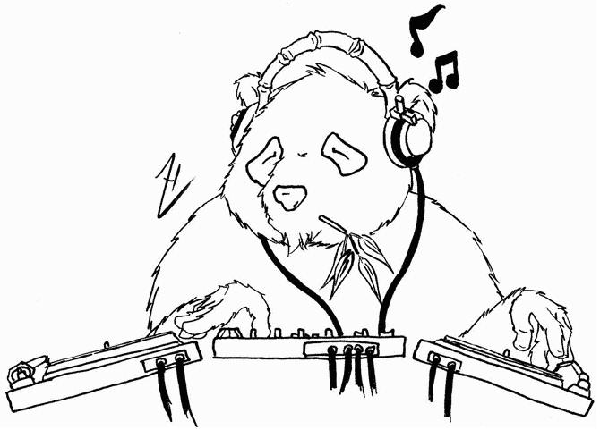 670x481 Dj Panda By Dispensablehero