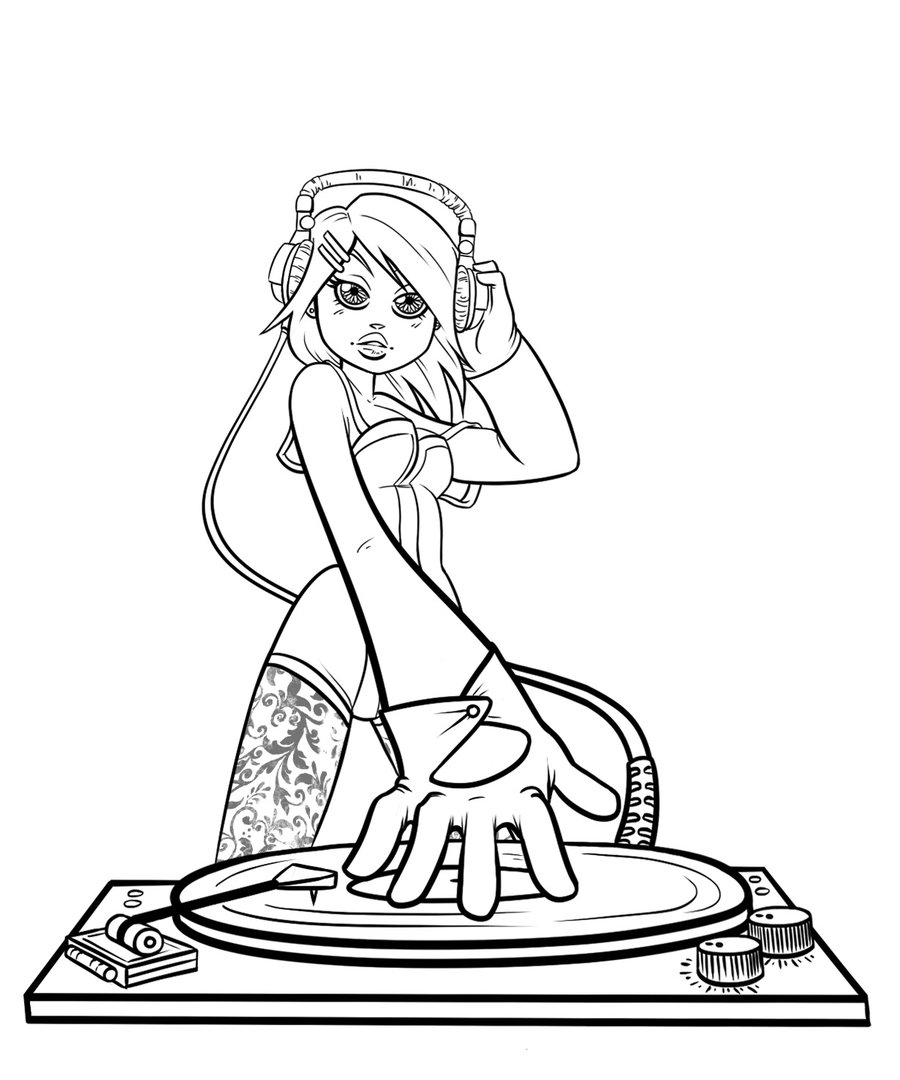 900x1080 Dj Girl Wip By Caden13