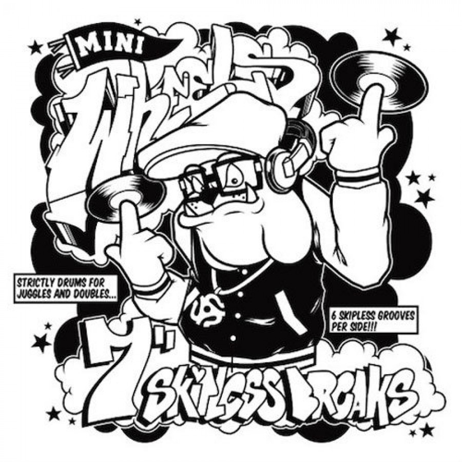 900x900 Preorder Dj Shortkut Mini Wheels 7 Skipless Drum Breaks Record