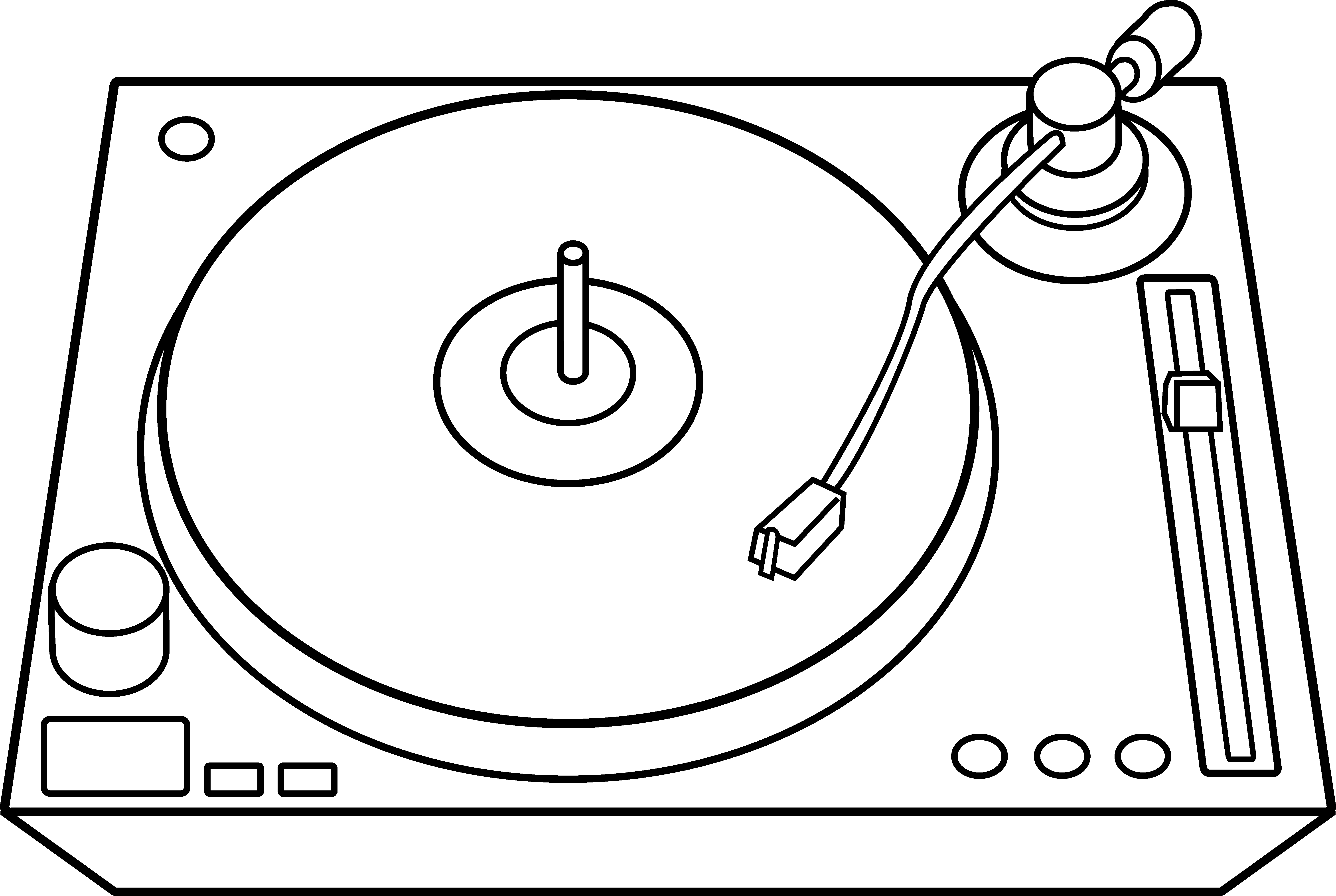 6021x4040 Dj Clipart Drawing