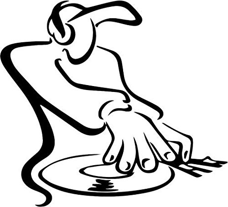 463x421 Dj Turntables Decal Sticker Car Motorcycle Truck