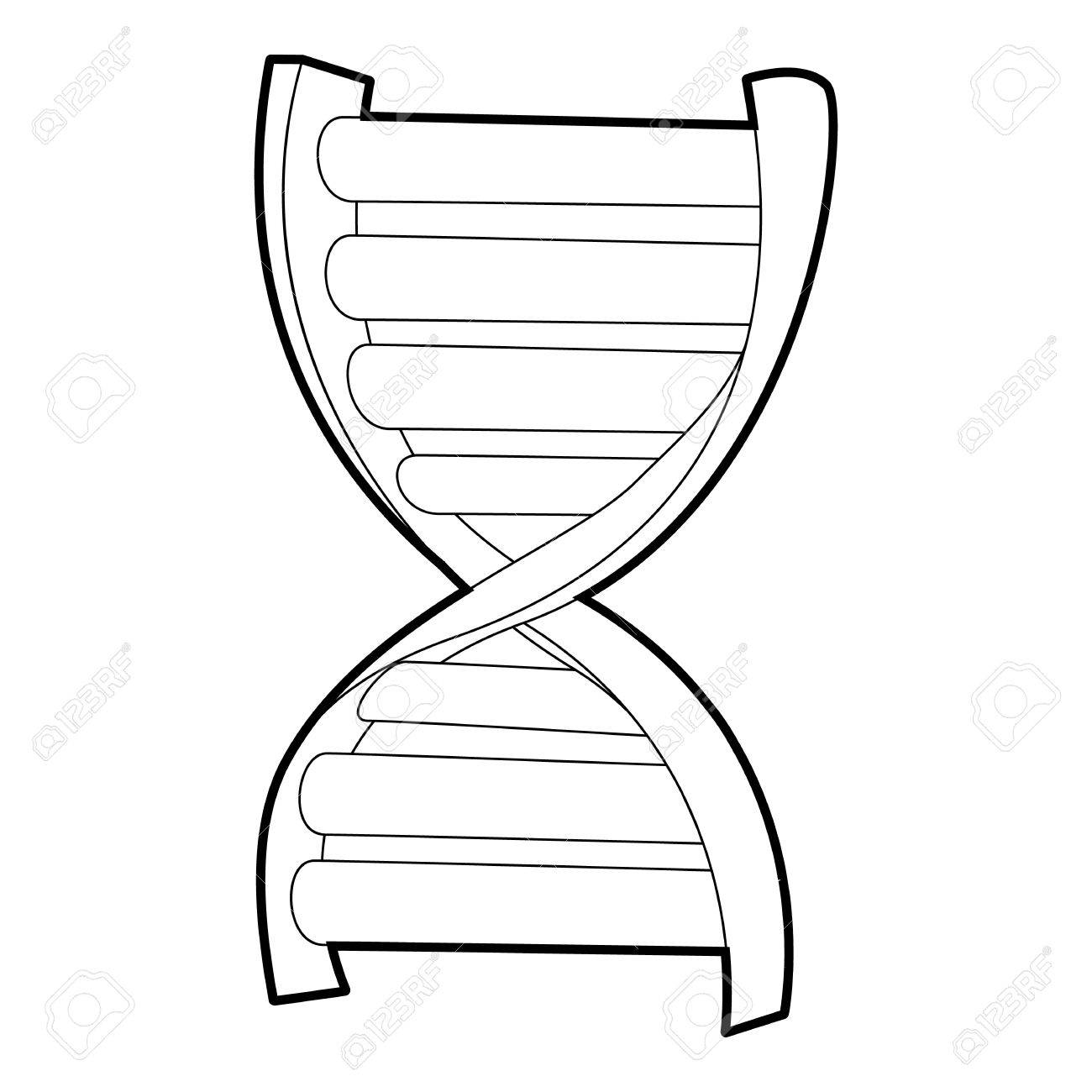 1300x1300 Dna Strand Icon, Isometric 3d Style Royalty Free Cliparts, Vectors